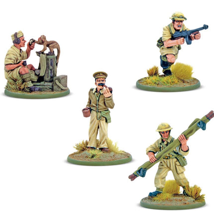 Warlord Games 8th Army Support Group - 28mm Scale Metal Miniatures for Bolt Action Highly Detailed World War 2 Miniatures for Table-top Wargaming