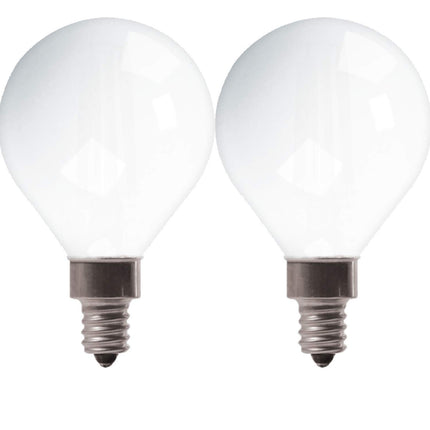G E Lighting 25923 5.5W LED G16 Bulb (2 Pack), 26 