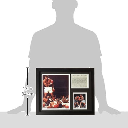 Legends Never Die Muhammad Ali vs. Liston Framed Photo Collage, 11 x 14-Inch