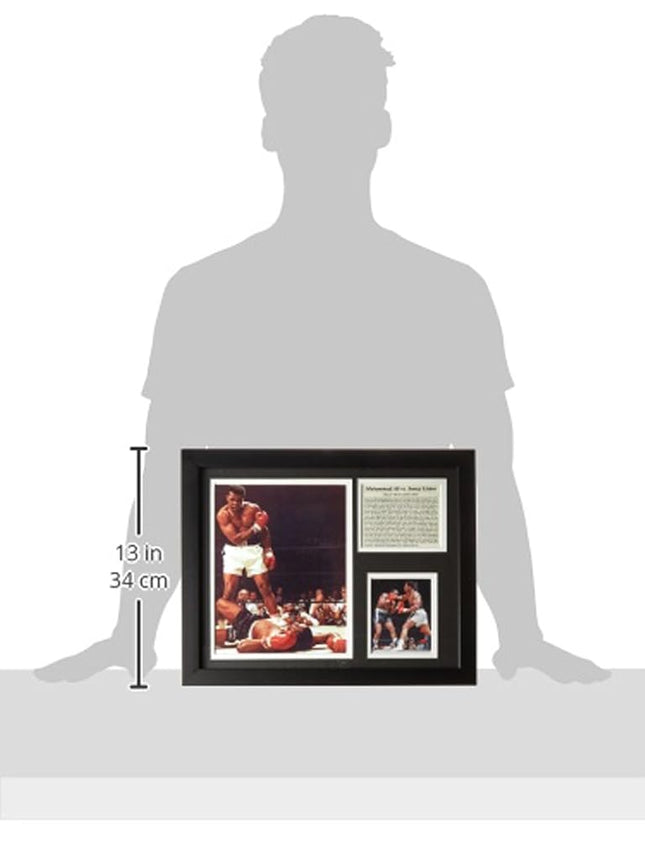 Legends Never Die Muhammad Ali vs. Liston Framed Photo Collage, 11 x 14-Inch
