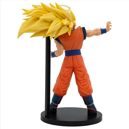 BANPRESTO Goku Super Saiyan 3 (Vs Majin Buu) Dragon Ball Z - Match Makers, 17 cm, Multicoloured, BP29078P, Ideal for Anime Fans