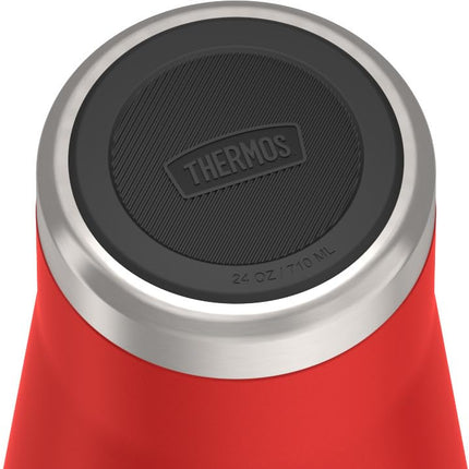 Thermos ICON Series, Stainless Steel Tumbler with Slide Lock, 24 Ounce, Crimson