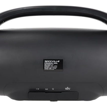 Rockville Canon-XXL Portable Bluetooth Speaker Subwoofer 60W TWS 24H Battery Waterproof EQ SD/USB AUX Perfect for Party Outdoor Use