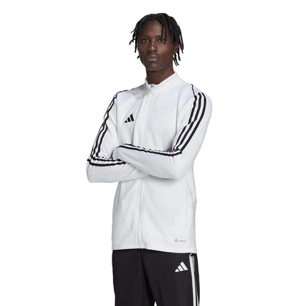 adidas Men's Tiro 23 League Training Jacket, White, Large Extra Tall