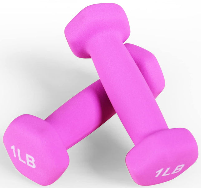 Fitvids Neoprene Dumbbell Hand Weights, Anti-Slip,