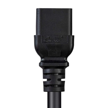 Monoprice 135059 Heavy Duty Extension Cord - IEC 60320 C20 to IEC 60320 C19 12AWG 20A/2500W SJTW 250V Black 6ft