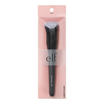 e.l.f. Camo Liquid Blush Brush, Angled Blush Brush Ideal For Applying & Blending Colours On Cheeks, Soft, Dense Bristles, Vegan & Cruelty-free
