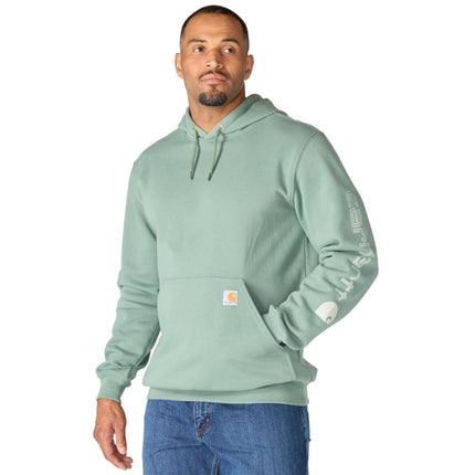 Carhartt Men's Loose Fit Midweight Logo Sleeve Gra