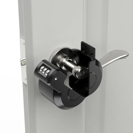 Door Handle Lockout Device Cover with Code to Disa