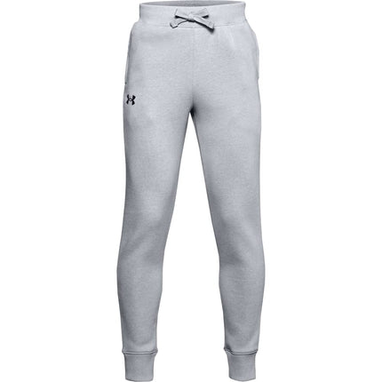 Under Armour Boys' Rival Cotton Pants, Mod Gray Li