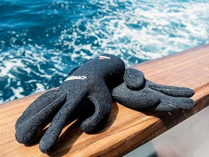Cressi High Stretch Neoprene Diving Gloves - Black, Large/2.5mm