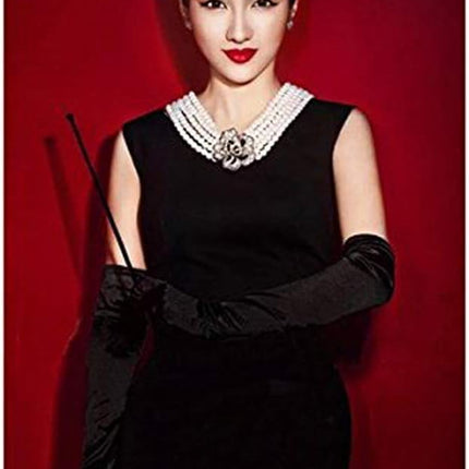 Utopiat - Audrey Hepburn Style Vintage Extendable Cigarette Holder | Recyclable | Made from Aluminium | 8 mm Diameter | 2.51 cm Circumference | Gift Idea | Inspired by Breakfast at Tiffany’s
