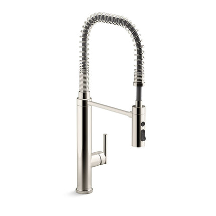 Kohler 24982-SN Purist Kitchen Sink Faucet, Vibran