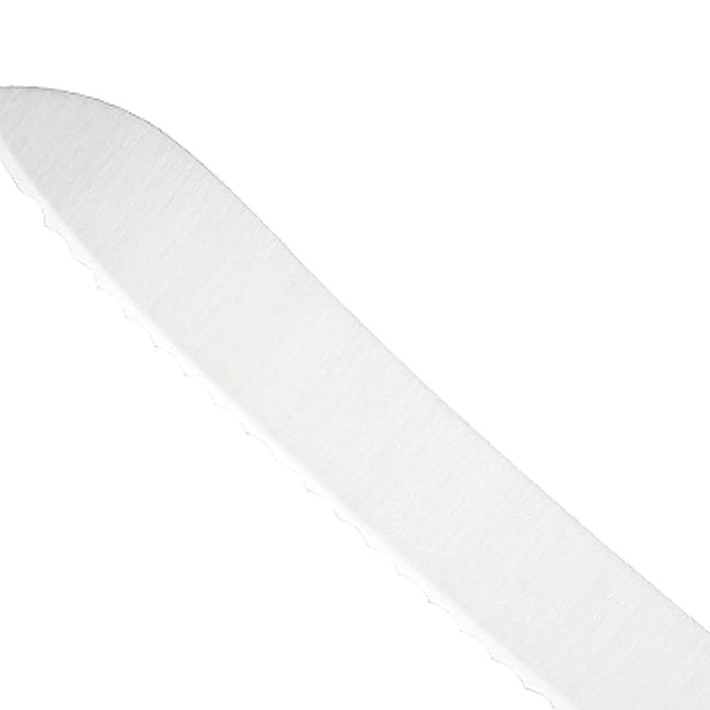 Mercer Culinary Millennia Offset Bread Knife, 9-Inch, Purple