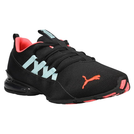 PUMA Womens Riaze Prowl Cross Trainer, Black-Ignite Pink-Aquamarine, 7.5