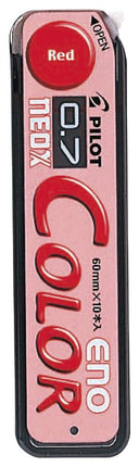Pilot Color Mechanical Pencil Lead Eno, 0.7mm, Red