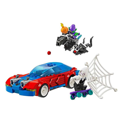 LEGO® Super Heroes Marvel Spider-Man Race Car & Venom Green Goblin 76279 Chase Action with Super Hero Minifigures and a Buildable Toy Vehicle, Kids’ Role-Play Toy for Boys and Girls Aged 7 and Over