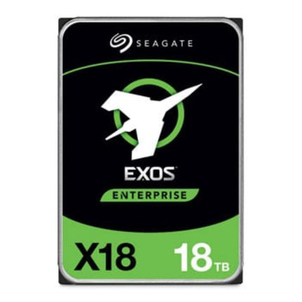 Seagate Exos X18 Enterprise Class, 18TB, Enterprise Internal Hard Drive, SATA, 3,5" 6Gbit/s, 128MB cache ((ST18000NM000J)