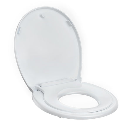 Toilet Seat, Round Toilet Seat with Toddler Seat, 