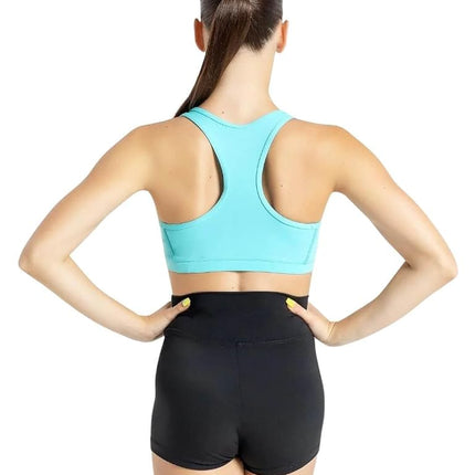 Capezio Womens High Waisted Shorts, Black, M UK