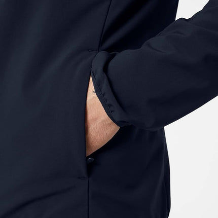 Helly Hansen Men's Crew Softshell Jacket 2.0, Navy, L