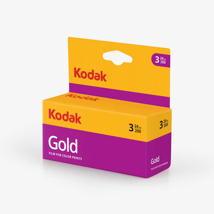 Kodak 6033971 Gold 200 Film (Purple/Yellow) - 3 Ro