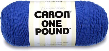 Caron One Pound Royalty Yarn - 2 Pack of 454g/16oz - Acrylic - 4 Medium (Worsted) - 812 Yards - Knitting/Crochet