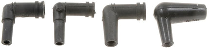 Dorman 47431 Soft Elbow Vacuum Tubing Connector Assortment, 4 Piece Universal Fit, Black