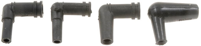 Dorman 47431 Soft Elbow Vacuum Tubing Connector Assortment, 4 Piece Universal Fit, Black