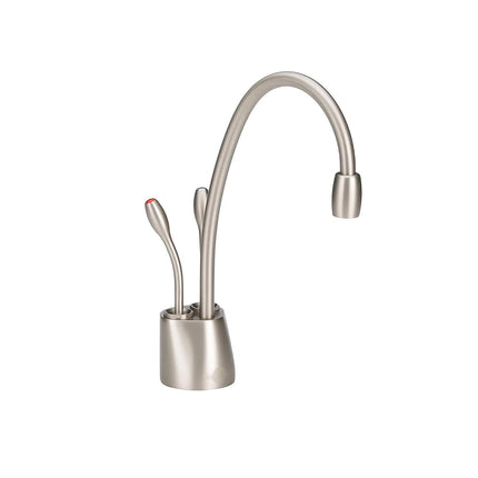 InSinkErator INSF-HC1100SN Contemporary Instant Hot and Cold Water Dispenser Faucet, Satin Nickel, 360-Degree Swivel