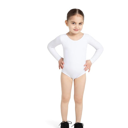 Capezio Girls Long Sleeve Leotard (TB134C) -White -I