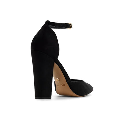 ALDO Women's Nicholes Block Heel Pumps, Black Other, 4 UK