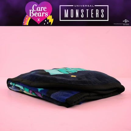 Franco Collectibles Care Bears X Monsters Frankenstein Bedding Super Soft Plush Throw, 46 in x 60 in, (Officially Licensed Product)