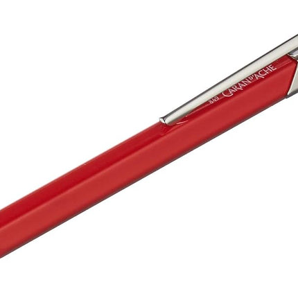 Caran d'Ache 849 Metal Range Ball Pen - Red with R