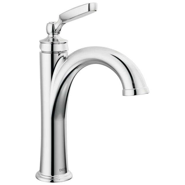 Delta Woodhurst Chrome Bathroom Faucet 1 Hole, Sin