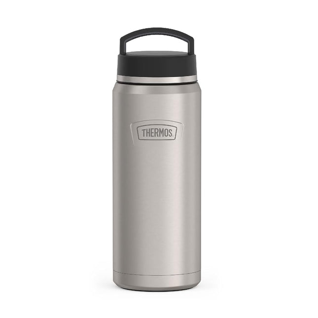 Matte Stainless -40 oz Stainless Water Bottle w/Screw Top