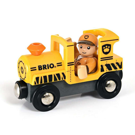 BRIO World Safari Adventure Train Set for Kids Age 3 Years Up - Wooden Railway Expansions and Accessories