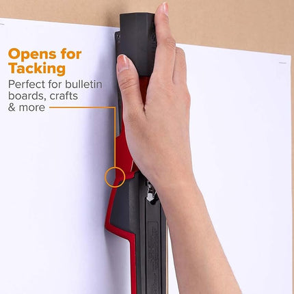 Bostitch Office Epic Metal 3 in 1 Stapler, 25 Sheet Capacity, Includes 210 Staples in Staple Storage Compartment & Integrated Remover,