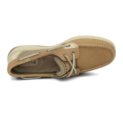 Sperry Womens Bluefish 2-Eye Boat Shoe, Linen Oat, 7.5 US