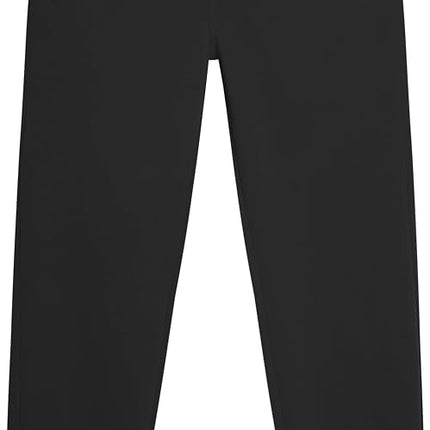 Southpole Men's Active Basic Jogger Fleece Pants Sweatpants, Black Open, Small