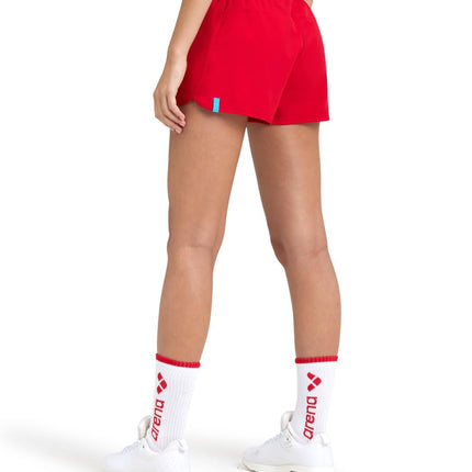 ARENA Women's Solid Shorts Red