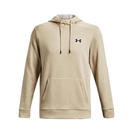 Under Armour Men's Armourfleece Twist Hoodie, (289) Khaki Base / / Black, XL