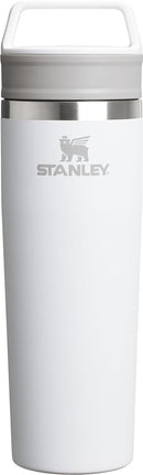 STANLEY Cafe Taza de Viaje para Llevar 20 oz | Tapa de Dos Piezas Antiderrames para Beber | Vaso para Café, Té y Bebidas | Taza de Café de Acero Inoxidable Aislada | Sin BPA | Frost