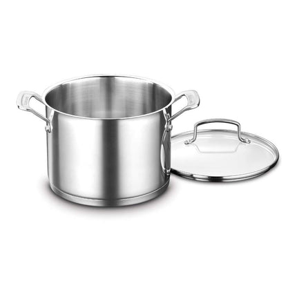 Cuisinart Olla de 6 cuartos con tapa, Acero inoxidable