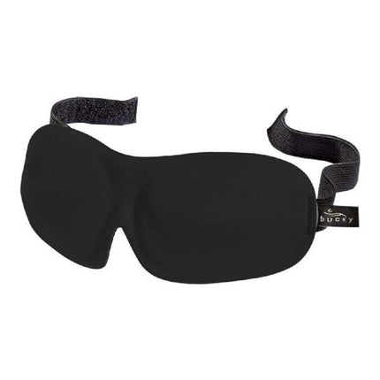 Antifaz sólido Bucky 40 Blinks sin presión para dormir y viajar, negro, talla única