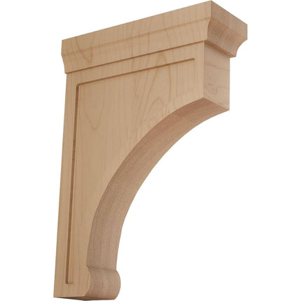 Ekena BKTW02X07X10GOAL 2 1/2-Inch Width x 7-Inch Depth x 10-Inch Height Large Gomez Wood Bracket - Alder