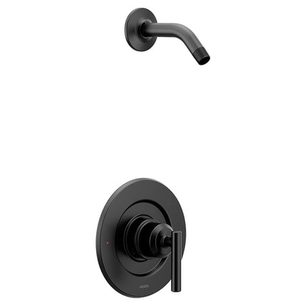 Moen T2902NHBL Gibson Garniture de douche monotrou à équilibrage de pression sans pomme de douche, noir mat
