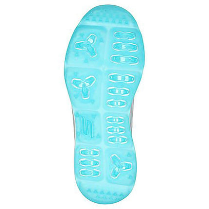 Skechers Go Golf Elite 5 GF Women's Golf Shoes, Grey Turquoise, 10 AU