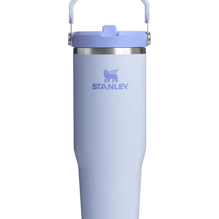 STANLEY IceFlow 2.0 Flip Straw Tumbler with Handle 30 oz | Twist On Lid and Flip Up Straw | Leak Resistant Water Bottle | Insulated Stainless Steel | BPA-Free | Dew Drop