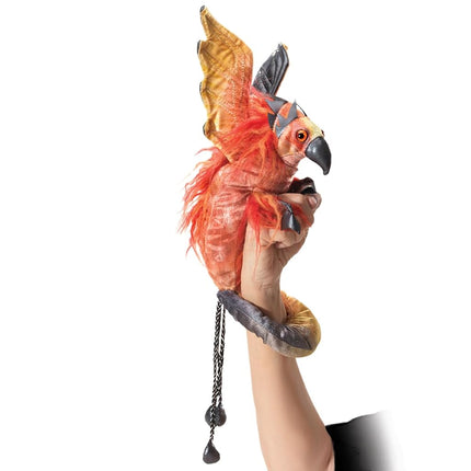 Folkmanis Phoenix Finger Puppet with Wrist